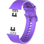 Microsonic Huawei Watch Fit Silicone Sport Band Mor Kordon