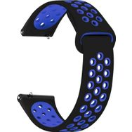 Microsonic Huawei Watch GT 2e Rainbow Gently Band Siyah Mavi Kordon