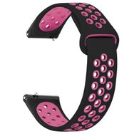 Microsonic Huawei Watch GT 2e Rainbow Gently Band Siyah Pembe Kordon