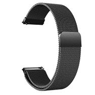 Microsonic Huawei Watch GT 3 Pro 46 mm Titanyum Milanese Loop Siyah Uyumlu Kordon