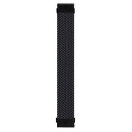 Microsonic Huawei Watch GT2 42 mm Braided Solo Loop Band Siyah 135 mm Small Kordon