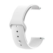 Microsonic Huawei Watch GT3 46 mm Silikon Sport Band Beyaz Uyumlu Kordon