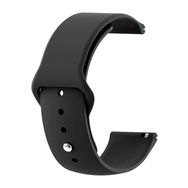 Microsonic Huawei Watch GT3 46 mm Silikon Sport Band Siyah Uyumlu Kordon