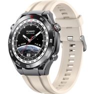 Microsonic Huawei Watch Ultimate Silicone Sport Band Bej Kordon