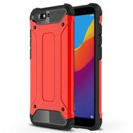 Microsonic Huawei Y6 2018 Rugged Armor Kırmızı Kılıf