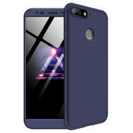 Microsonic Huawei Y7 2018 Double Dip 360 Protective Lacivert Kılıf
