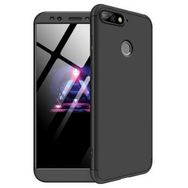 Microsonic Huawei Y7 2018 Double Dip 360 Protective Siyah Kılıf
