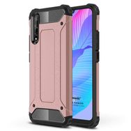 Microsonic Huawei Y8P Rugged Armor Rose Gold Cep Telefonu Kılıfı