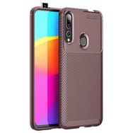 Microsonic Huawei Y9 Prime 2019 Legion Series Kahverengi Cep Telefonu Kılıfı