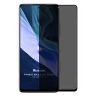 Microsonic Infinix Note 10 Privacy 5D Gizlilik Filtreli Siyah Cam Ekran Koruyucu