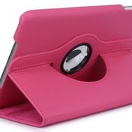 Microsonic iPad Mini 4 360 Dönerli Stand Deri Gümüş Kılıf