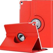 Microsonic iPad Pro 10.5 360 Dönerli Stand Deri Kırmızı Kılıf