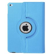 Microsonic iPad Pro 12.9 360 Dönerli Stand Deri Mavi Kılıf