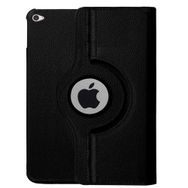 Microsonic iPad Pro 12.9 360 Dönerli Stand Deri Siyah Kılıf