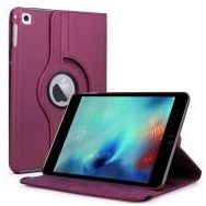 Microsonic iPad Pro 9.7 360 Dönerli Stand Deri Mor Kılıf