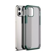 Microsonic iPhone 12 Mini Frosted Frame Yeşil Cep Telefonu Kılıfı
