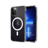 Microsonic iPhone 13 Pro Mag Safe Clear Soft Siyah Cep Telefonu Kılıfı