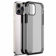 Microsonic iPhone 13 Pro Max Frosted Frame Gri Cep Telefonu Kılıfı