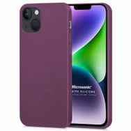 Microsonic iPhone 14 Plus Matte Silikon Rose Gold Cep Telefonu Kılıfı