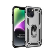 Microsonic iPhone 14 Plus Military Ring Holder Gri Cep Telefonu Kılıfı