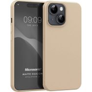 Microsonic iPhone 15 Matte Silikon Lacivert Cep Telefonu Kılıfı
