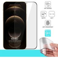 Microsonic iPhone Uyumlu 12 Pro Max Seramik Matte Flexible Siyah Ekran Koruyucu