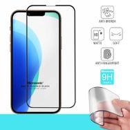 Microsonic iPhone Uyumlu 13 Mini Seramik Matte Flexible Siyah Ekran Koruyucu