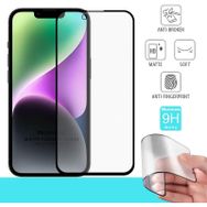 Microsonic iPhone Uyumlu 14 Seramik Matte Flexible Siyah Ekran Koruyucu