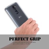 Microsonic LG K8 Transparent Soft Siyah Kılıf