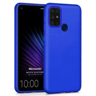 Microsonic Matte Silicone Casper Via F20 Mavi Cep Telefonu Kılıfı