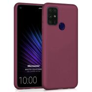 Microsonic Matte Silicone Casper Via F20 Mor Cep Telefonu Kılıfı