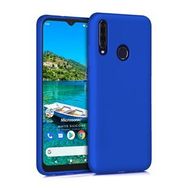 Microsonic Matte Silicone General Mobile GM 10 Mavi Cep Telefonu Kılıfı