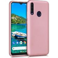 Microsonic Matte Silicone General Mobile GM 10 Rose Gold Cep Telefonu Kılıfı