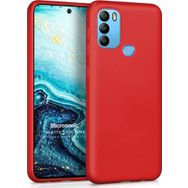 Microsonic Matte Silicone General Mobile Gm 21 Plus Kırmızı Cep Telefonu Kılıfı