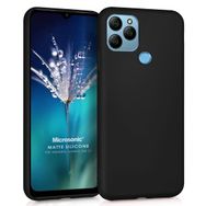 Microsonic Matte Silicone General Mobile GM 21 Siyah Cep Telefonu Kılıfı