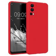 Microsonic Matte Silicone General Mobile GM 23 Kırmızı Cep Telefonu Kılıfı