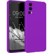 Microsonic Matte Silicone General Mobile GM 23 Mor Cep Telefonu Kılıfı