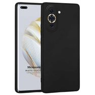 Microsonic Matte Silicone Huawei Nova 10 Pro Siyah Cep Telefonu Kılıfı