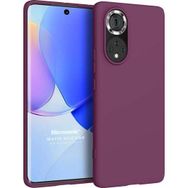Microsonic Matte Silicone Huawei Nova 9 Mor Cep Telefonu Kılıfı