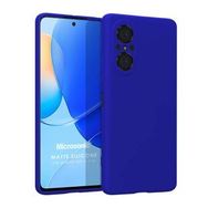 Microsonic Matte Silicone Huawei Nova 9 SE Mavi Cep Telefonu Kılıfı