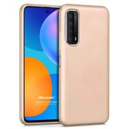Microsonic Matte Silicone Huawei P Smart 2021 Gold Cep Telefonu Kılıfı