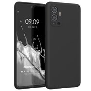 Microsonic Matte Silicone Infinix Hot 12 Siyah Cep Telefonu Kılıfı