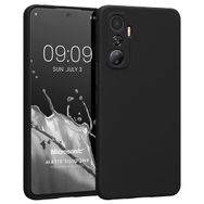 Microsonic Matte Silicone Infinix Hot 20 Siyah Cep Telefonu Kılıfı