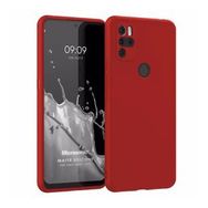 Microsonic Matte Silicone Omix X300 Kırmızı Cep Telefonu Kılıfı