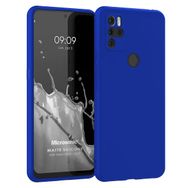 Microsonic Matte Silicone Omix X300 Mavi Cep Telefonu Kılıfı