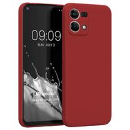 Microsonic Matte Silicone Oppo Reno 7 4G Kırmızı Kılıf