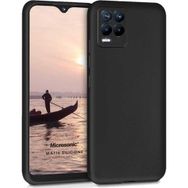 Microsonic Matte Silicone Realme 8 Pro Siyah Kılıf