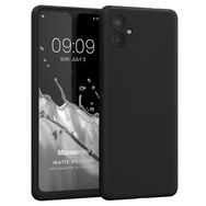 Microsonic Matte Silicone Samsung Galaxy A04E Siyah Kılıf
