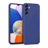 Microsonic Matte Silicone Samsung Galaxy A14 Lacivert Kılıf