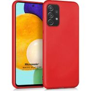 Microsonic Matte Silicone Samsung Galaxy A52S Cep Telefonu Kılıfı